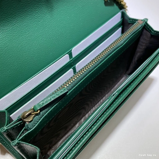 First bag ru bamboo Diana with Gucci chain wallet 0711